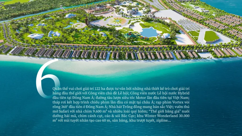 Quần thể vui chơi giải trí Vinhomes Green Paradise Cần Giờ – thiên đường nghỉ dưỡng