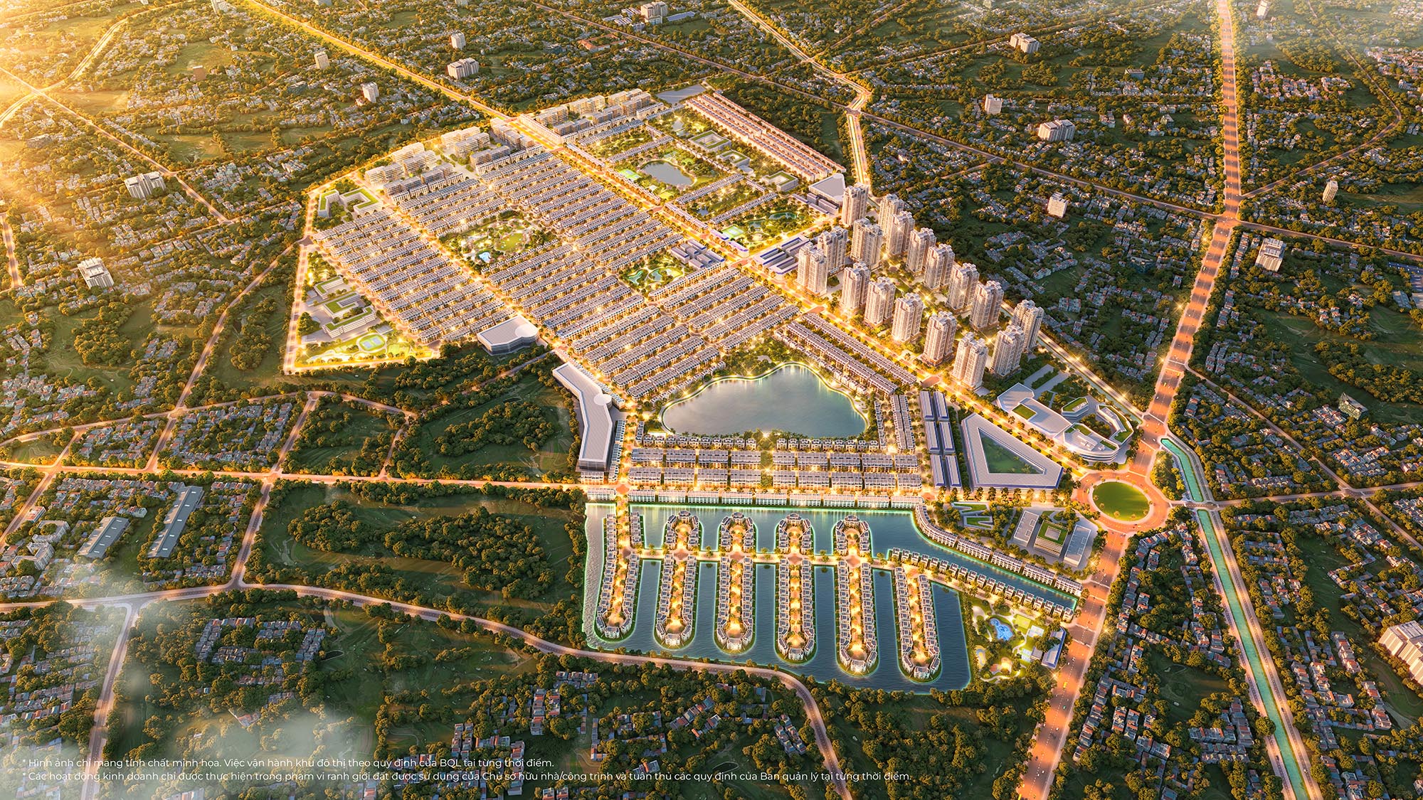 Toàn cảnh phối cảnh 3D Vinhomes Green City – khu đô thị all-in-one cửa ngõ Long An