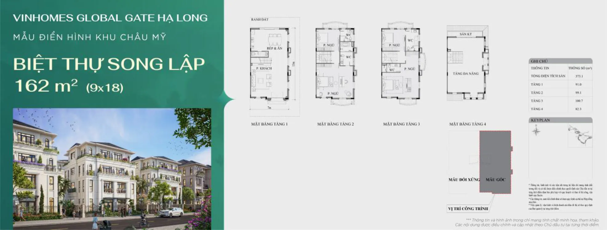 Biệt thự song lập Vinhomes Global Gate Hạ Long – không gian sống thượng lưu ven vịnh