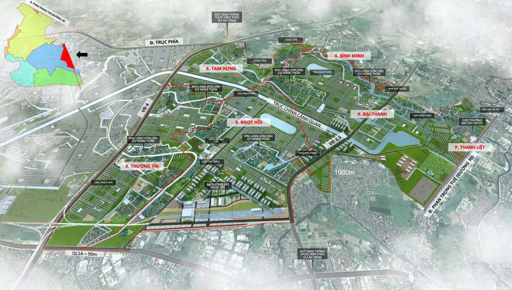 Vị trí chiến lược Vinhomes Global Sportia 2026 – kết nối giao thông thuận lợi Hà Nội