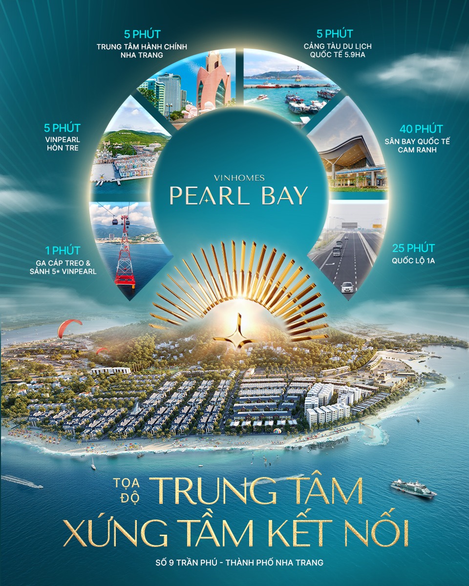 Kết nối vị trí dự án vinhomes Vinhomes Pearl Bay