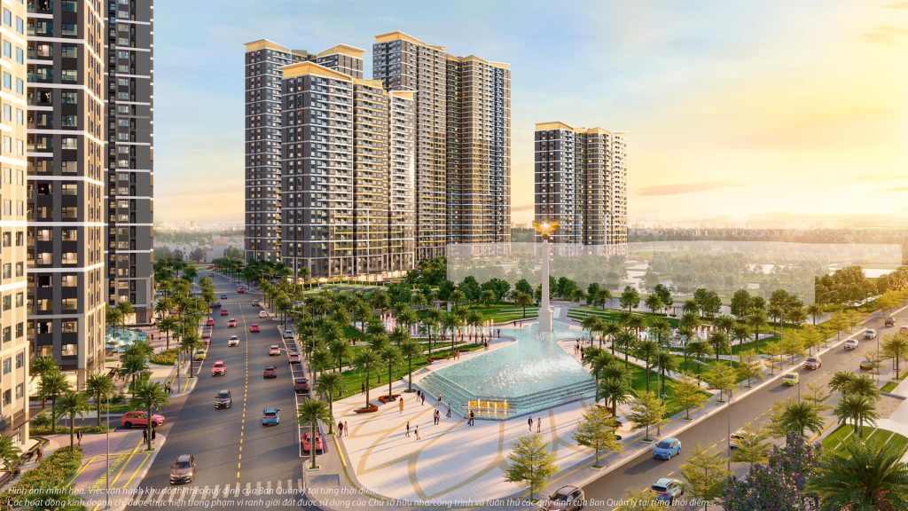 Phối cảnh dự án Vinhomes Tân Mỹ