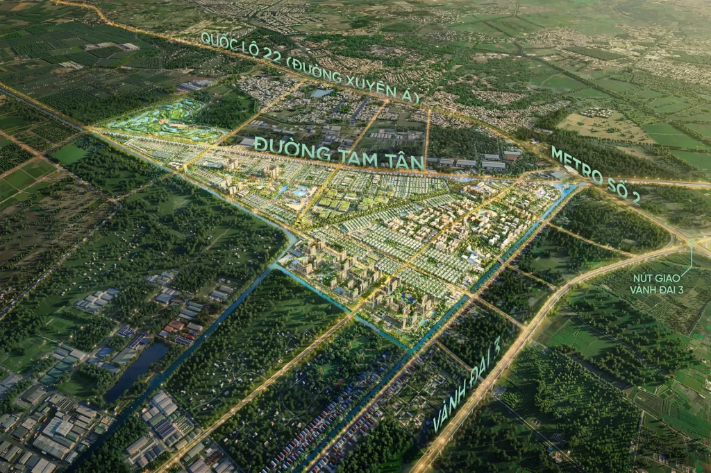 Hạ tầng giao thông kết nối khu vực Vinhomes Saigon Park