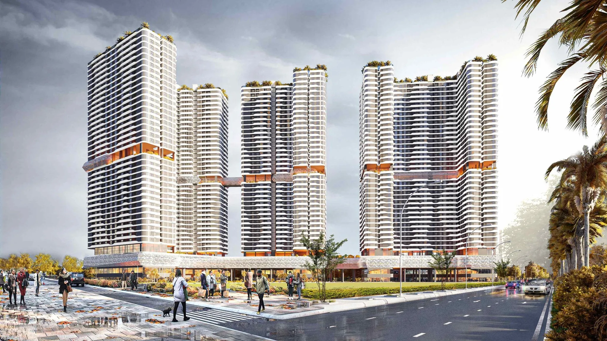 Phối cảnh dự án Norton Park Thuận An với hệ tiện ích nội khu