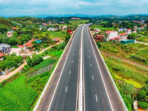 Phối cảnh minh họa tuyến cao tốc do liên danh Vingroup tham gia đầu tư