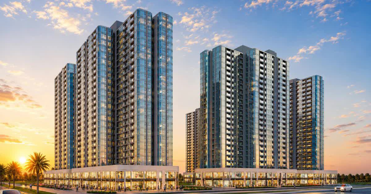 Phối cảnh tòa căn hộ cao cấp theo tiêu chuẩn Diamond của Vinhomes